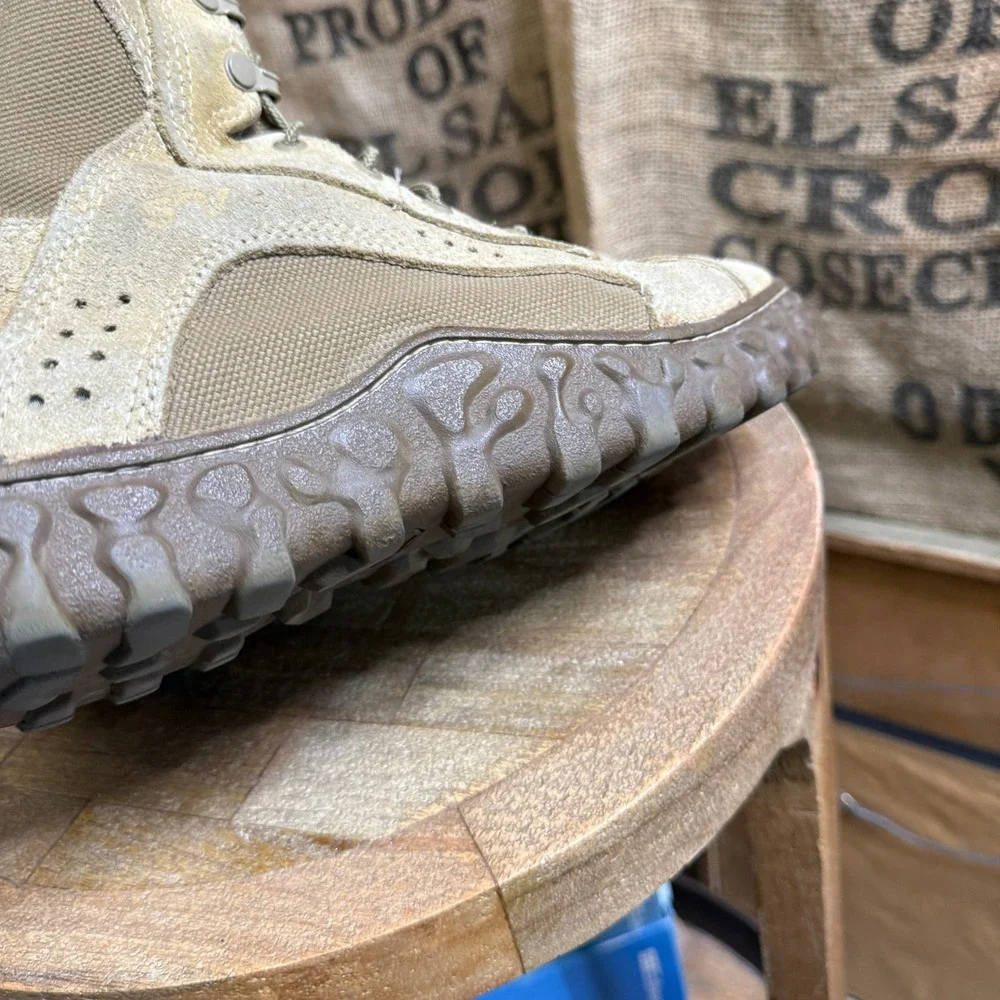 Rocky S2V Special Ops Tactical Military Boots Mens 11.5 Tan Good Lace Up Vibram